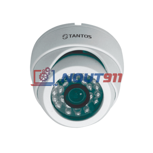Купольная IP Камера видеонаблюдения Tantos TSi-Dle11F (3.6)