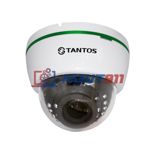 Купольная IP Камера видеонаблюдения Tantos TSi-Dle2VP (2.8-12)