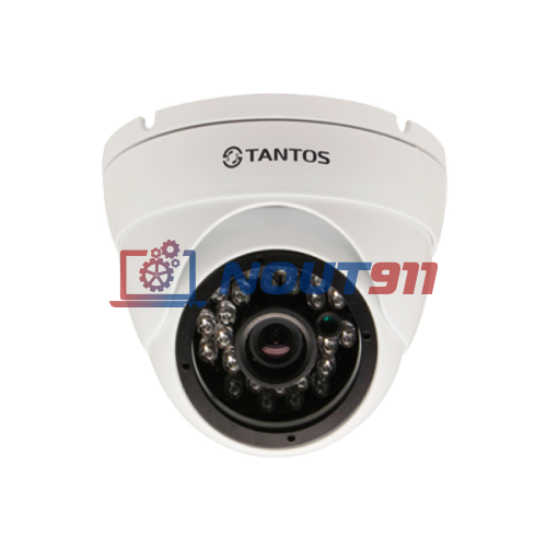 Купольная IP Камера видеонаблюдения Tantos TSi-EBle2F (3.6)