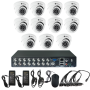 Комплект видеонаблюдения на 11 камер для помещения - AHD 1Мп 720P