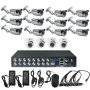 Комплект видеонаблюдения на 16 камер - AHD 1Мп 720P (4 помещение/12 улица)