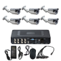 Комплект видеонаблюдения на 6 уличных камер - AHD 1Мп 720P
