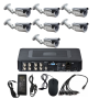 Комплект видеонаблюдения на 7 уличных камер - AHD 1Мп 720P