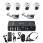 Комплект видеонаблюдения на 6 камер - AHD 1Мп 720P (4 помещение/2 улица)