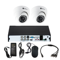 Комплект видеонаблюдения Optimus на 2 камеры  для помещения - AHD 2.1Мп 1080P