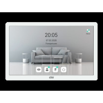 Монитор видеодомофона CTV-M5801 с Wi-Fi ,8", Full HD, 1080P, Touch Screen, функция фоторамки, датчик движения (Белый)																																								