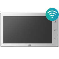 Монитор видеодомофона CTV-M4102FHD с Wi-Fi , 10", Full HD, Touch Screen,  встроенный регистратор (Белый)