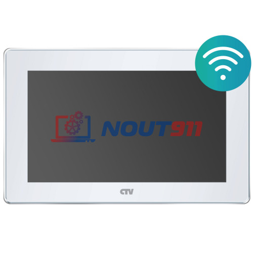 Монитор видеодомофона CTV-M5701 с Wi-Fi , 7", Full HD, Touch Screen  (Белый)