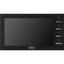Монитор видеодомофона CTV-M1701 S, 7", 960H, встроенная память на 89 фото (Черный)