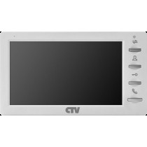 Монитор видеодомофона CTV-M1701 S, 7", 960H, встроенная память на 89 фото (Белый)