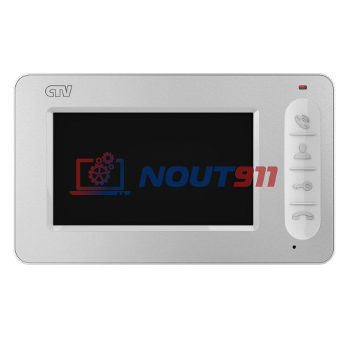 Монитор видеодомофона CTV-M400, 4.3", 960H, сенсорные кнопки управления (Белый)