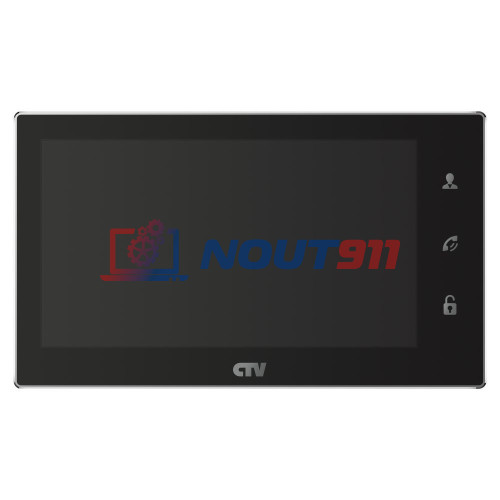 Монитор видеодомофона CTV-M4706AHD B, 7" 1080p Full HD, Touch Screen (черный)