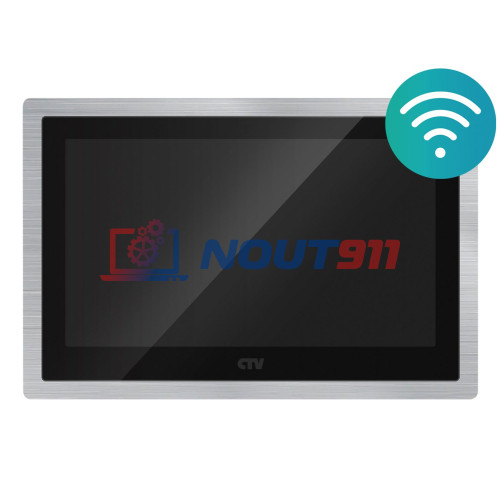 Монитор видеодомофона CTV-M5102 с Wi-Fi , 10", Full HD, Touch Screen (Черный)