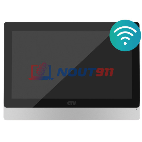 Монитор видеодомофона CTV-M5902 с Wi-Fi , 9", Full HD, 1080P, Touch Screen, датчик движения по всем каналам (Черный)