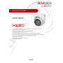 Камера видеонаблюдения HiWatch DS-T503A (2.8 mm), купольная, 5МП, 2592x1944, H.265+, 85.5гр, микрофон, IP66, черно-белая