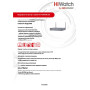 Wi-Fi Видеорегистратор HiWatch DS-N308W(B), 8 IP камер 4МП, 2560x1440 12к/с на канал, 2.4 ГГц 2 × 2 MIMO 1 SATA H.265+ черный