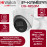 IP камера HiWatch DS-I853M (2.8mm) купольная 8МП  3840×2160@12.5к/с H.265+ угол 113гр Микрофон, Человек / ТС, IP67 PoE, белая
