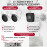 Комплект видеонаблюдения HiWatch на 3 IP камеры - 4Мп 1440P (DS-N204P(C) + 1xDS-I400(D) + 2хDS-I403(D))