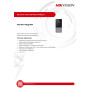 Вызывная панель Hikvision DS-KV6113-WPE1(C) 2МП с широким углом 131° и Wi-Fi PoE в черном цвете