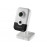 IP камера HiWatch DS-I214(B) (2.0mm), кубическая, 2МП, 1920x1080, H.265+, микрофон-динамик, угол 132гр PoE серо-белая