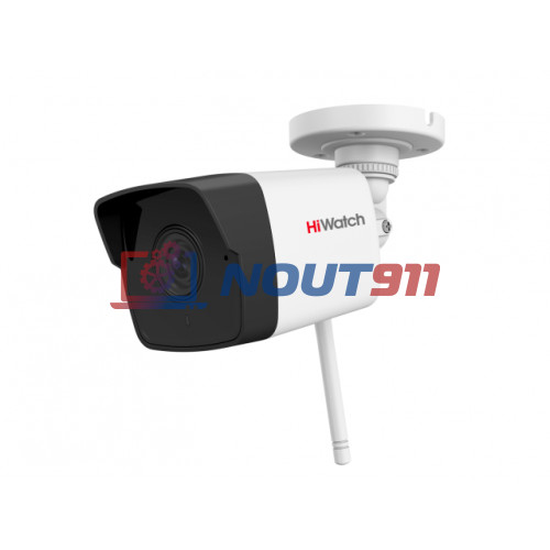 IP камера HiWatch DS-I250W(C) (2.8mm)  уличная Wi-Fi 2МП, 1920x1080 H.265+ 112.1гр IP67 PoE черно-белая