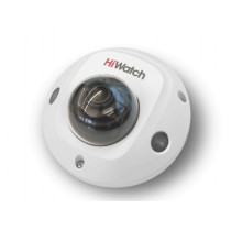 IP камера HiWatch DS-I259M(C) (2.8mm) купольная 2МП 1920x1080 H.265+ микрофон 115гр IP67 PoE черно-белая