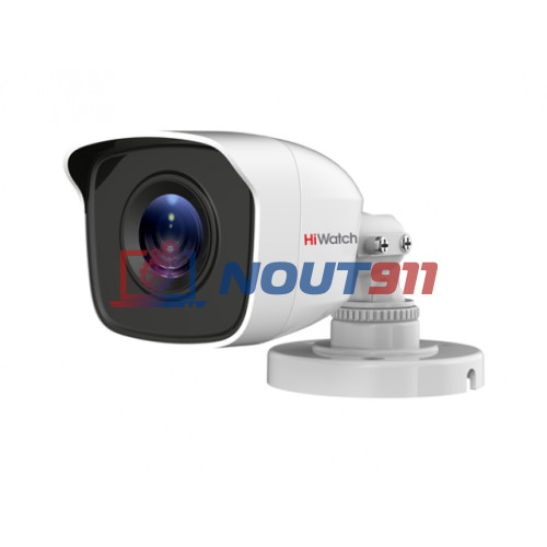 Камера видеонаблюдения HiWatch DS-T200(B) (2,8 мм), уличная, 2МП, 1920x1080, H.265+, 82.2гр, IP66, черно-белая