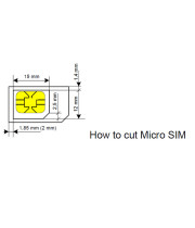 Как из обычной SIM-карты сделать microSIM или nanoSIM?