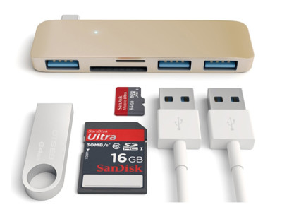 Satechi Combo Hub: набор дополнительных разъёмов для устройств с портом USB Type-C