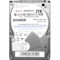 Жесткий диск  2 Tb Utania MM9T6TS, HDD 2.5”, 32Mb, 5400 RPM