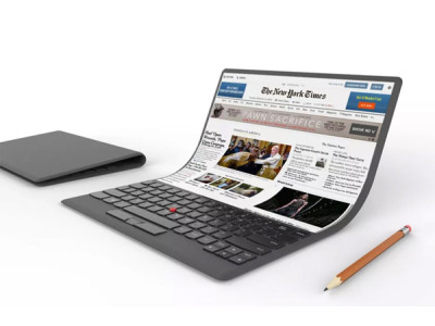 Lenovo представила концепт гибкого ноутбука