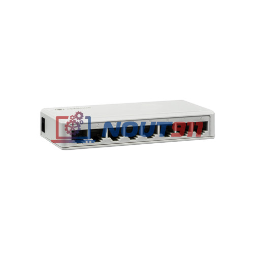 Коммутатор Optimus UG1-8 12V, 8 портов 1Гбит/с RJ-45, 12В, белый