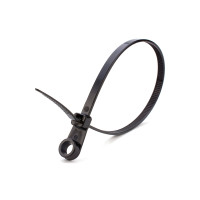 Стяжки Optimus 3,6x200мм с монтажным кольцом черные (100шт)