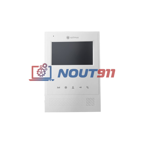 Видеодомофон Optimus Leader DM-24B (w)