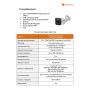 Комплект видеонаблюдения Optimus на 2 IP-камеры - 2Мп 1080P (NVR-5101-4P + 2xIP-012.1(2.8)MP) IP67, подсветка до 25м,  H265, угол 100гр
