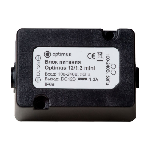 Блок питания для систем видеонаблюдения Optimus 12/1.3 mini