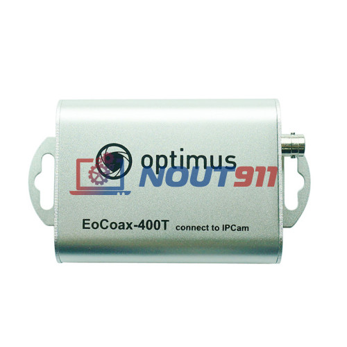 Комплект приемопередатчиков Ethernet по коаксиальному кабелю Optimus EoCoax-400