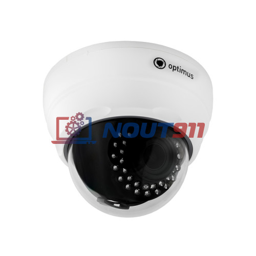 Купольная IP Камера видеонаблюдения Optimus IP-P022.1(2.8-12)D