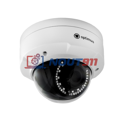 Купольная IP Камера видеонаблюдения Optimus IP-P042.1(2.8-12)D
