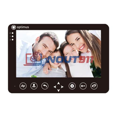 Видеодомофон Optimus VM-7.1 (Черный)