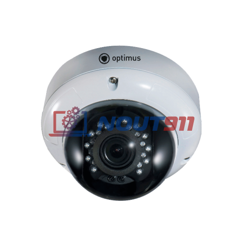 Купольная IP Камера видеонаблюдения Optimus IP-P042.1(2.8-12)