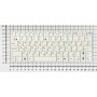 Клавиатура для ноутбука Asus EEE PC 900HA 900SD T91 белая