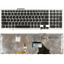 Клавиатура для ноутбука Sony Vaio VPC-F11 VPC-F12 VPC-F13 черная с серебристой рамкой, с подсветкой