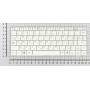 Клавиатура для ноутбука Asus Eee PC 700 701 900 901 белая