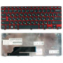 Клавиатура для ноутбука Dell Inspiron M101Z M102Z 1120 1122 черная с красной рамкой
