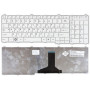 Клавиатура для ноутбука Toshiba Satellite C650 C660 L650 L670 L750 L750D белая
