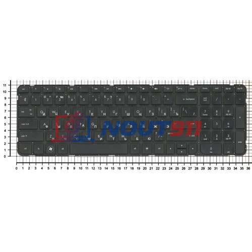 Клавиатура для ноутбука HP Pavilion G6-2000 черная