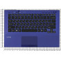 Клавиатура для ноутбука Sony Vaio VPC-SB VPC-SD синяя топ-панель
