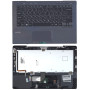Клавиатура для ноутбука Sony Vaio VPC-SB VPC-SD черная топ-панель (for fingerprint reader)