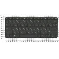 Клавиатура для ноутбука HP DM1-3000 DM1-4000 черная